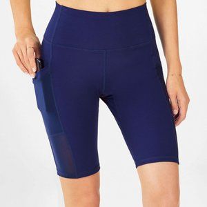 Fabletics Navy Biker Shorts